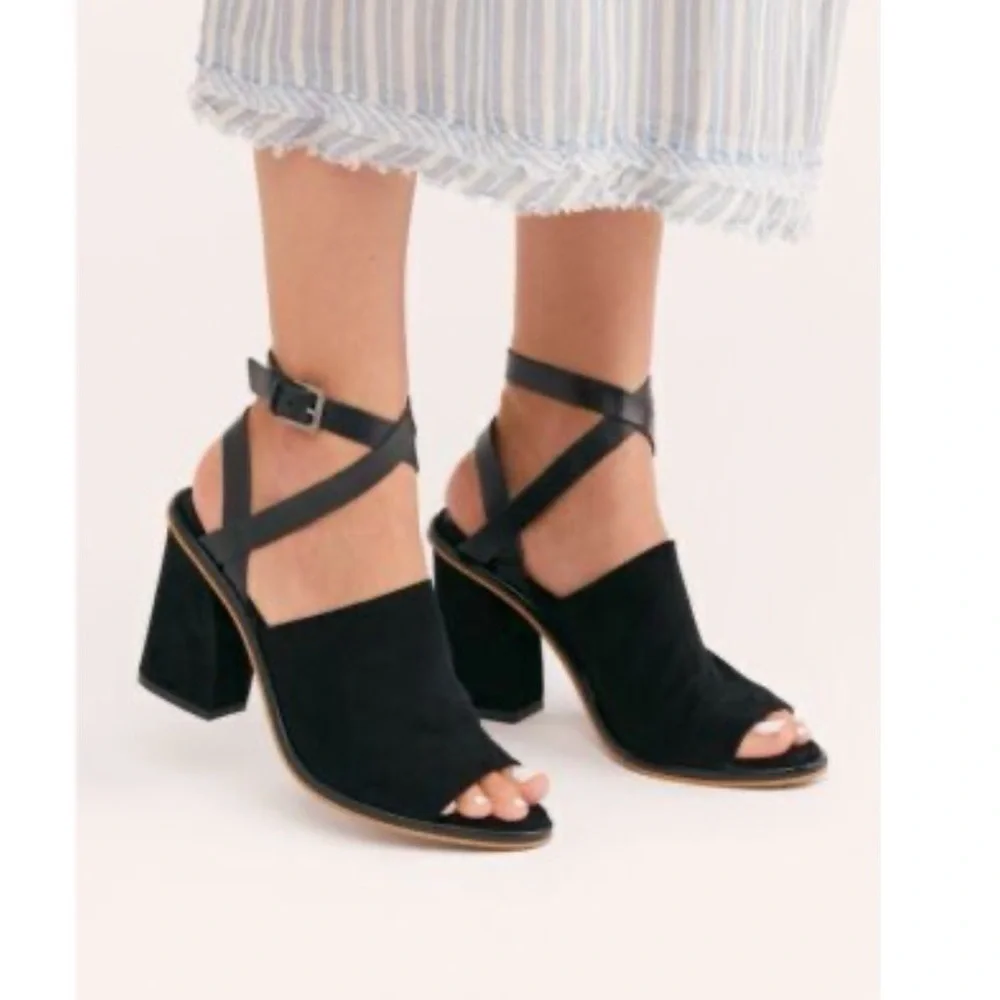 Free People See Ya There Suede Heel